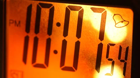 Digital Clock Video stock 37546980