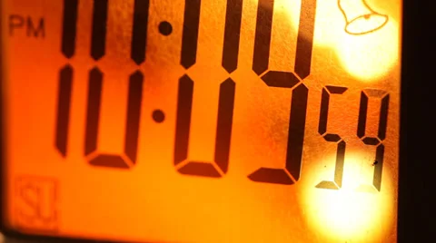 Digital Clock Stock Footage 37547164