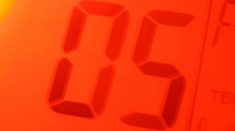 Digital Clock Stock Footage 38001169