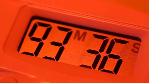 Digital Clock Stock Footage 38015417
