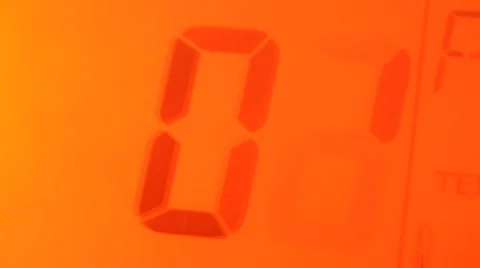 Digital Clock Stock Footage 41882472