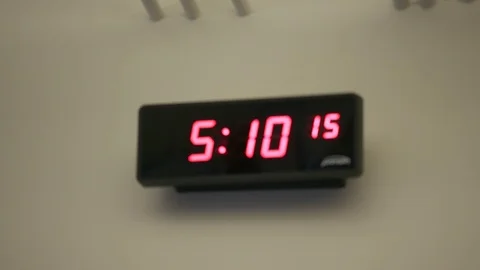 Digital Clock Stock Footage 101906818