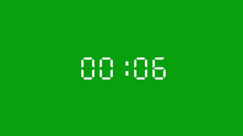 Digital clock Stock Footage 337765566