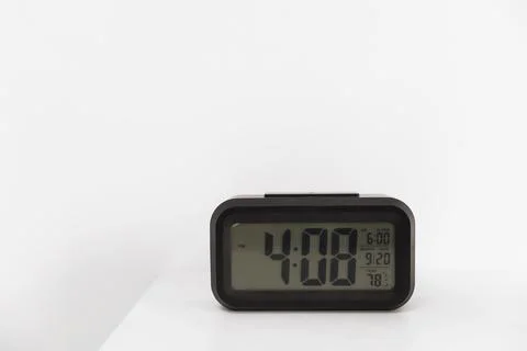 Digital clock. High quality beautiful photo concept Stock Photos