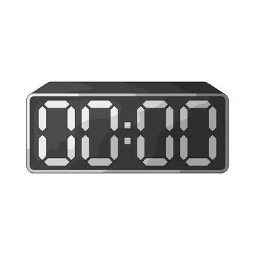 Digital Clock illustration イラスト素材