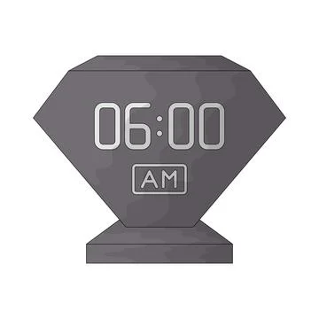 Digital Clock illustration イラスト素材