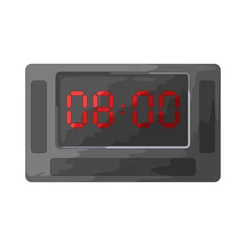 Digital Clock illustration イラスト素材