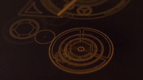 Digital clock mechanism Stock-Footage 86420128