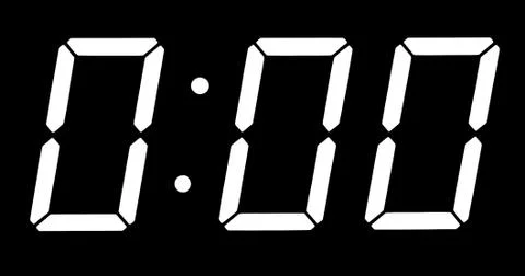 Digital clock Stock Photos