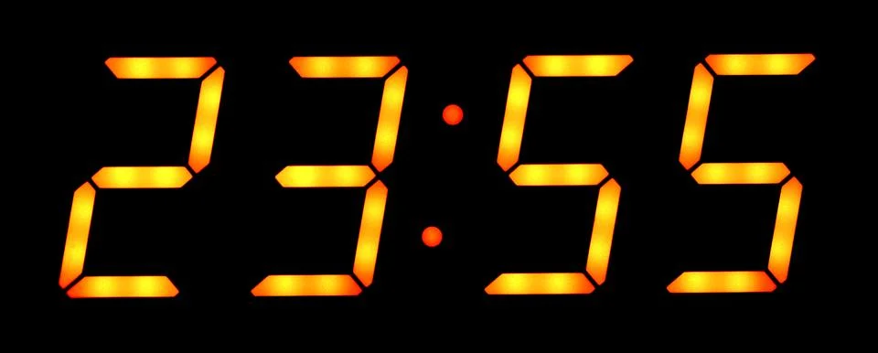 Digital clock Stock Photos