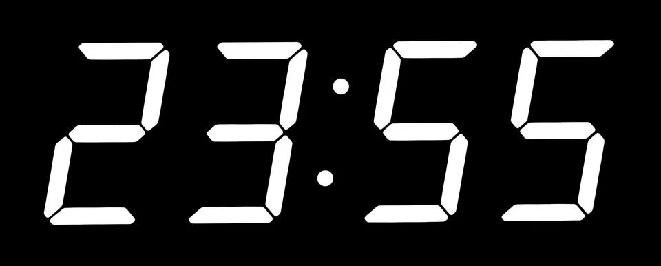 Digital clock Stock Photos