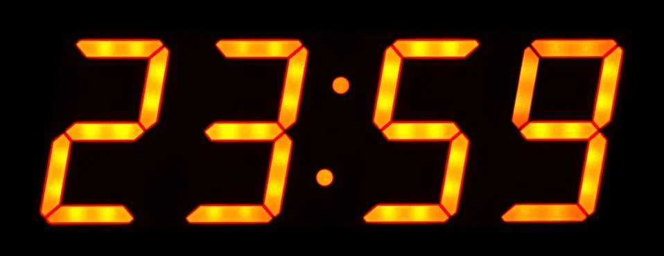 Digital clock Stock Photos
