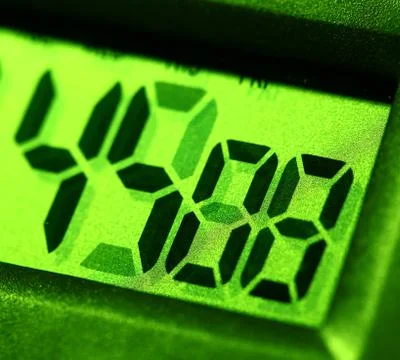 Digital clock Stock Photos