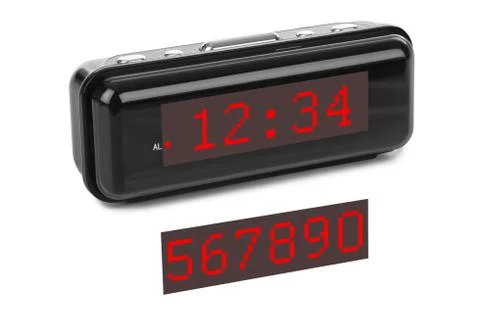 Digital clock Stock Photos