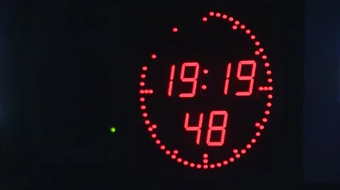 Digital Clock Stock Footage Video stock 50066458