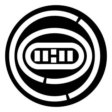 Digital clock stopwatch countdown timer icon concept Stockillustratie