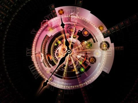 Digital Clockwork Ilustração Stock