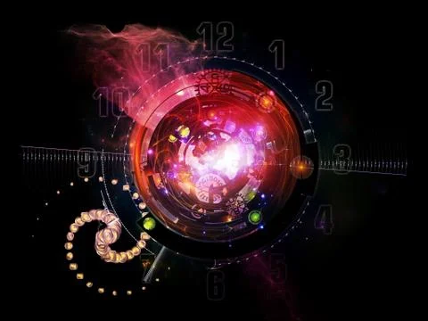 Digital Clockwork Stockillustratie