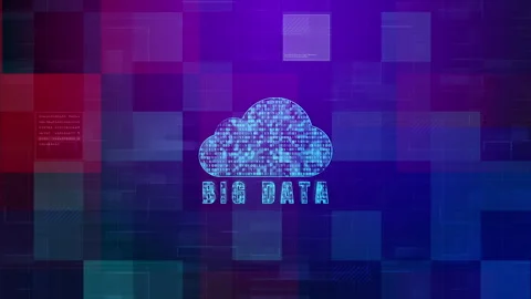 Digital cloud computing, Technology digital data futuristic abstract backgrou Stock Footage 141120490