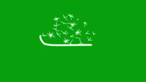 Digital cloud motion graphics with green screen background Stock Footage 166489207