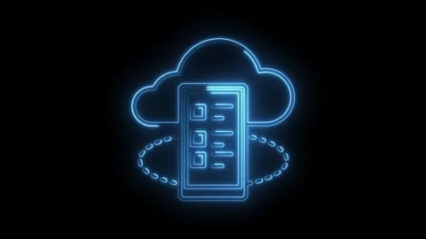 Digital cloud network data security and secure online information transfer .. Stock Footage 316675972