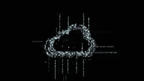 Digital cloud for storing data and information Vídeos de archivo 150595882
