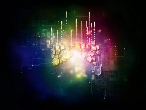 Digital Cloud Technology 스톡 일러스트