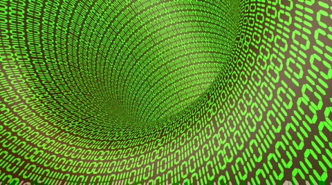 Digital code. 3d  Stock Footage 778499