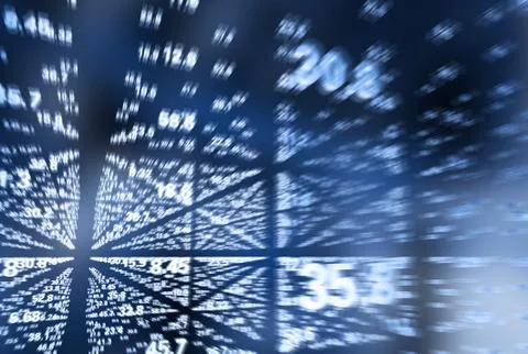 Digital code array, internet big data, network communication 스톡 일러스트