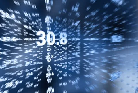 Digital code array, internet big data, network communication イラスト素材