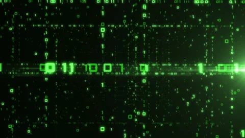 Digital Code Background Stock Footage 100643610