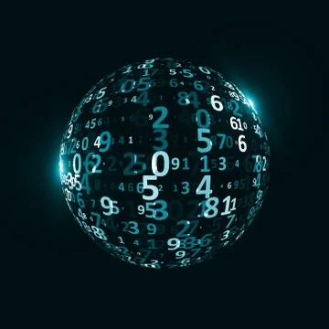 Digital code background 스톡 일러스트