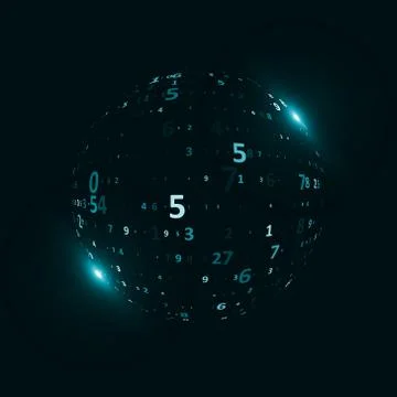 Digital code background 스톡 일러스트