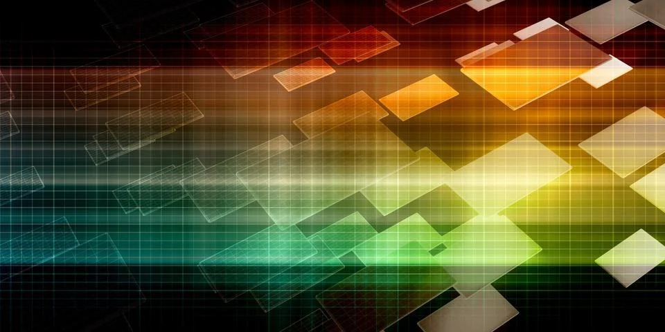 Digital Code Background イラスト素材