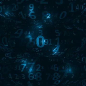 Digital code background Illustrazione stock