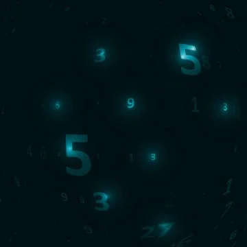 Digital code background イラスト素材