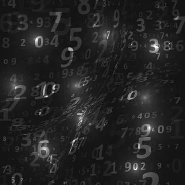 Digital code background 库存插图