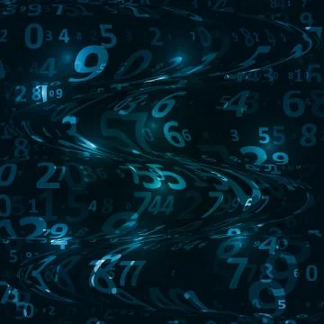 Digital code background 库存插图