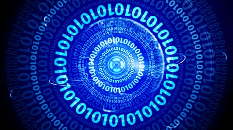Digital code binary computer background 2 Stock Footage 33826612