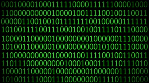 Digital Code On Computer Screen. Technology Background Stock Footage 60123011