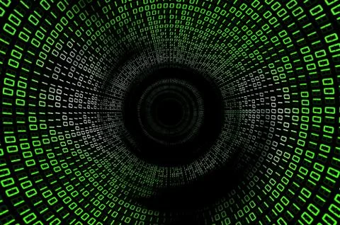 Digital code 库存插图