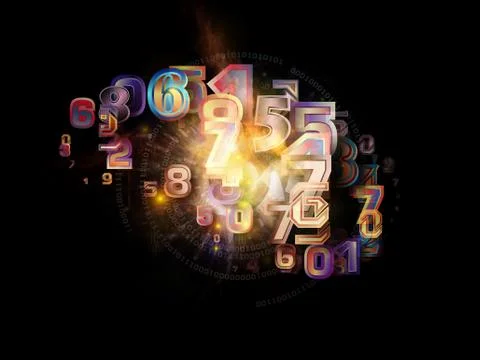 Digital Code Illustrazione stock