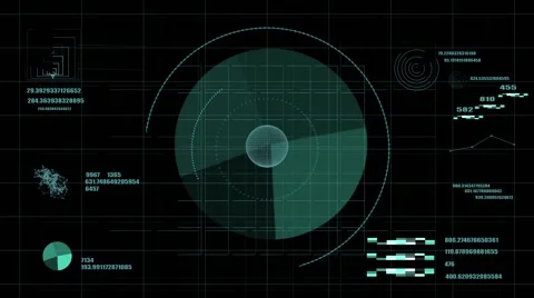 Digital   code network interface technology video Stock Footage 53841949