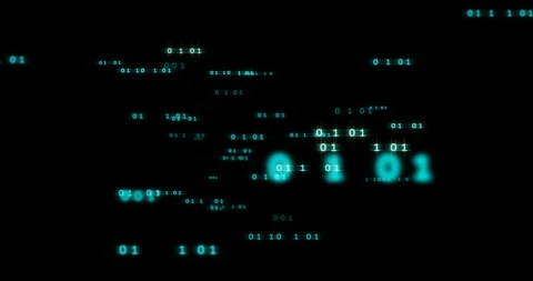 Digital code number abstract background 4k looping footage Stock Footage 87161138