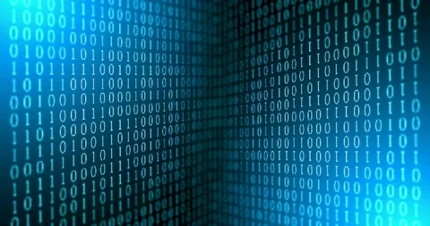 Digital code number abstract background 4k looping footage Stock Footage 88163127