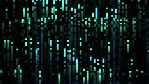 Digital code streaming down screen. Stock Footage 334334533