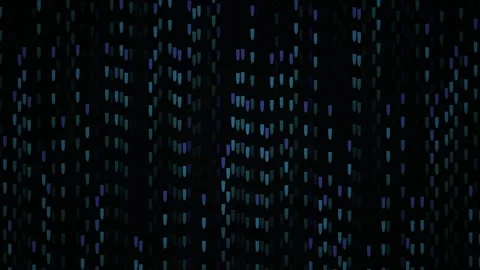Digital Code Streaming Down Screen. Stock Footage 335353194