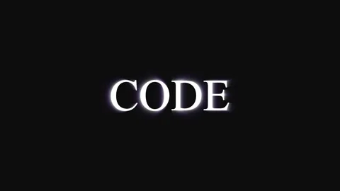 Digital code streams glowing in darkness with ethereal light effects for te.. Stock Footage 344037004