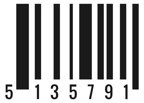 Digital code symbol. Barcode info black icon Stock-Illustration