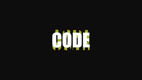 Digital code text animation with glowing effects and glitch transitions in .. 스톡 동영상 344037007